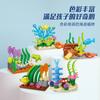 Ocean Animal Moc Building Blocks fish sea animals Puzzle Assembly Moc Bricks Sets Table Decoration Toys for Children boys Gifts