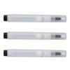3pcs Empty Refillable Brush Pen for Makeup Portable Transparent Cosmetic Container Pens Applicator