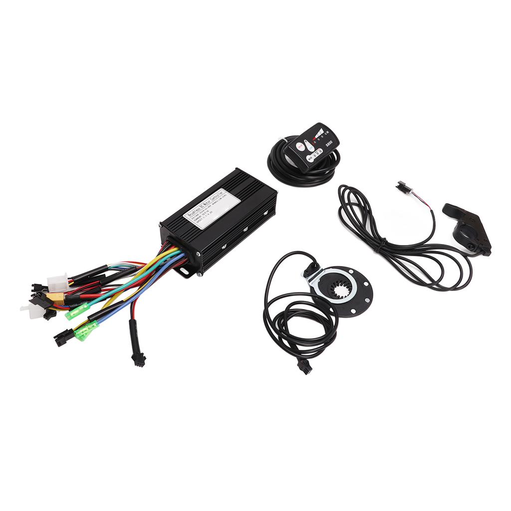 24V 36V 48V Sine Waving Controller Thumb Throttle PAS LED LCD Meter Electric Bike 3 Mode Motor