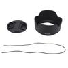 Lens Hood Fit for Nikon DX 50 To 250mm F 4.5 To 6.3 VR Lens ABS HB 90A Reversible Camera Lens Hood Shade with 62mm Lens