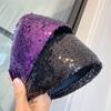 1Pcs Sequined Wide-Brimmed Headband Holiday Party Bronzing Sequined Hair Band Makeup  Diademas  Haar Accessoires Women