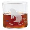 Cute tableware Polar Bear Swimming Glass Soba Choco Glass 300ml "North Pole" Approx. SAN3642-1