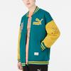 Puma Retro Color Block Bomber Jacket Men Jackets Green 537011-90