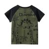 Children's Clothing Boys Short Sleeves Summer New Cartoon Horror T-shirt Children's Shoulder Top