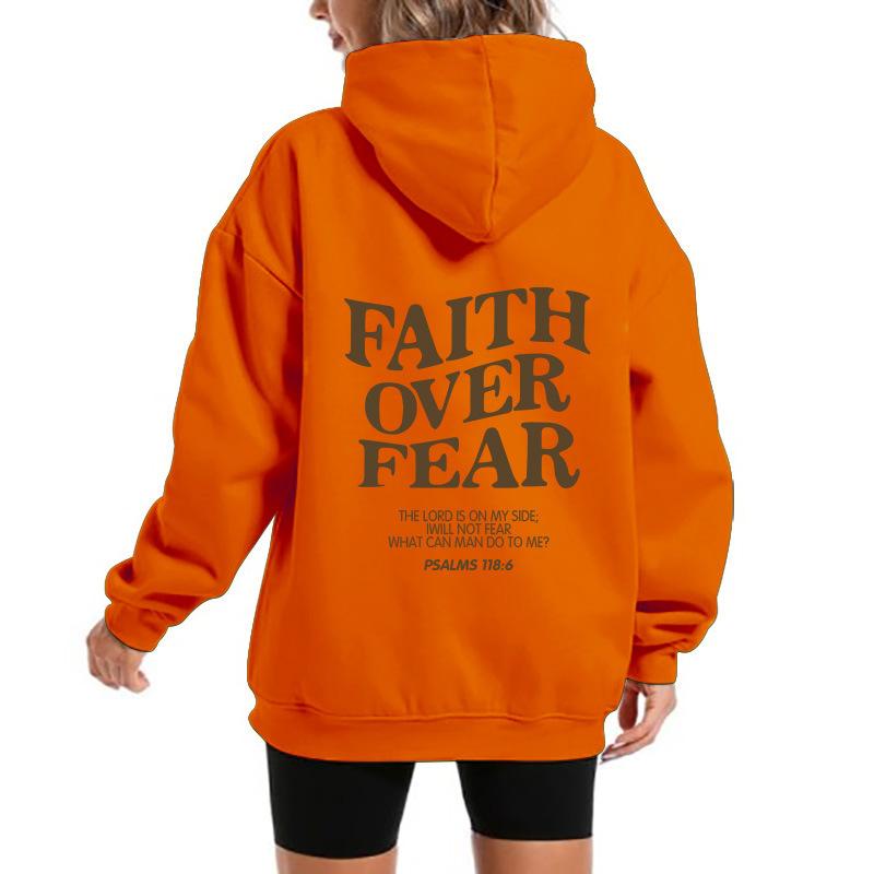 2025 popular men's and women's fleece sweater letter print kangaroo pocket new hooded sweater