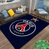 Carpet Paris Saint-Germain PSG Eiffel Tower Crest Navy Gold Star Edition Area Rug for Living Room Bedroom Office Sports Decor Gift for him