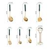 Stainless Steel Kitchenware Six-Piece Set Cooking Spoon and Shovel Ceramic Handle Spatula Spatula Kitchen Utensils Gift Box