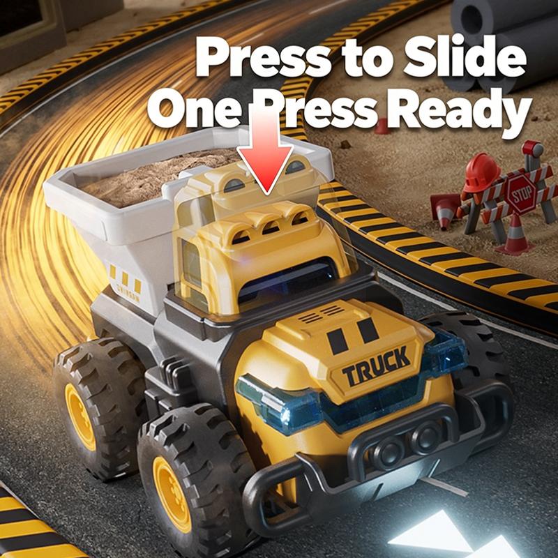 1:55 Diecast City Truck Diecast Model Fire Sanitation Engineering Car Inertial Play Vehicle Educational Toys For Children Gift
