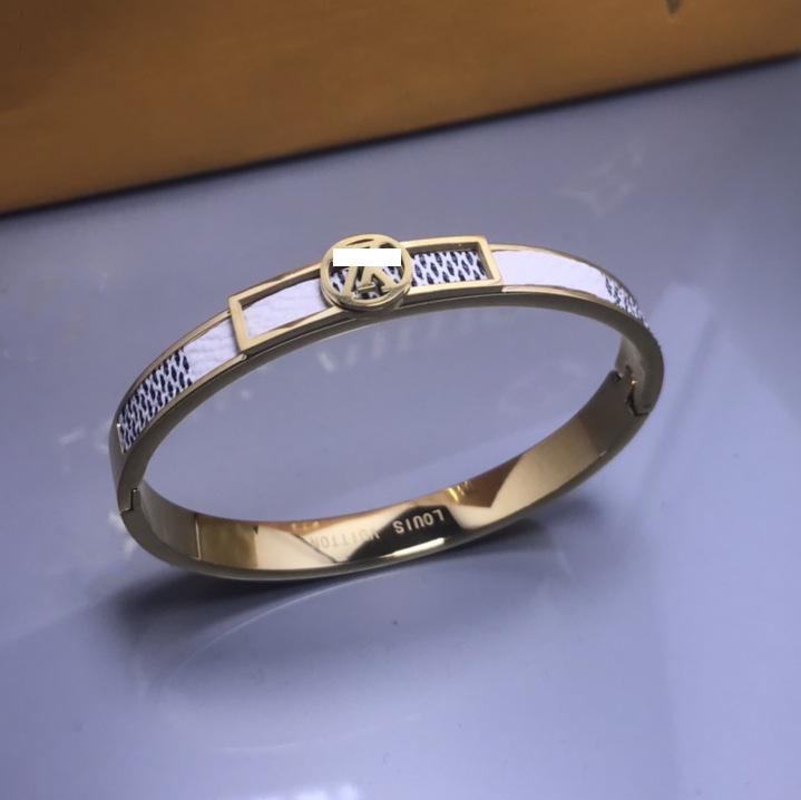 Europäisches & Amerikanisches Vintage Lederarmband mit Farbverlauf und Schloss-Design