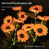 LED Solar Sunflower Outdoor Decorative Waterproof Lawn Light
