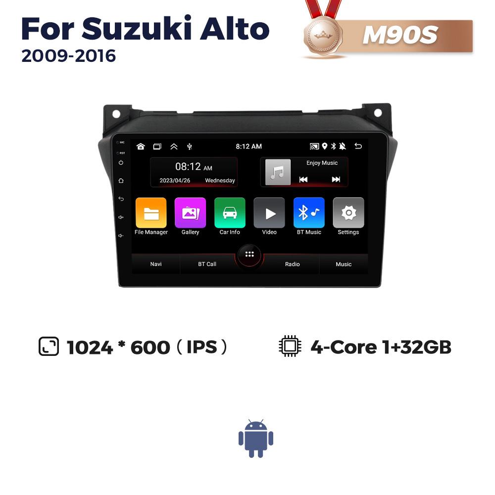 

Navifly Android Auto Car Radio Stereo для Suzuki Alto 2009 2010-2016 Мультимедийный Видеоплеер GPS DSP RDS Wifi BT CarPlay Монитор