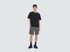 Snow Peak Root Basic Short Sleeve Size Black T-Shirt, L,
