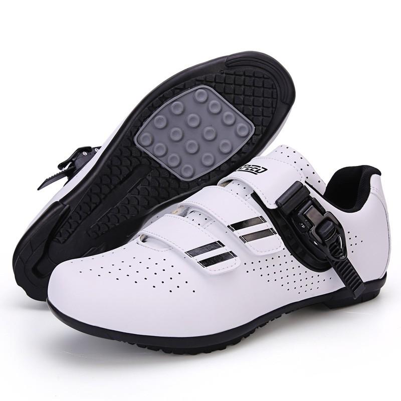 Unisex Cycling Shoes Road Mountain Bike Indoor Spin Stiff Sole Breathable Lightweight With Arch Support