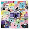 50 Cameras Doodle Cartoon Polaroid Fresh Creative Guka DIY Suitcase Mobile Car Stickers