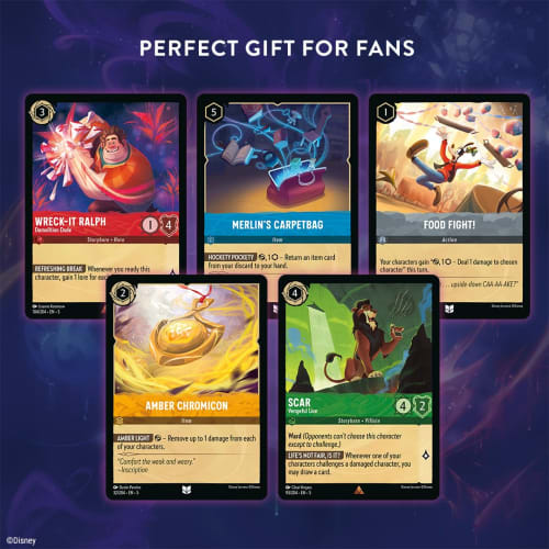 Ravensburger Disney Lorcana TCG: Twinkling Skies Booster Pack Display | 24 Packs with 12 Trading Cards Each | Perfect for Collectors and Disney Fans |