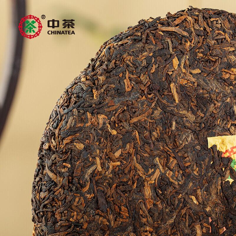 CHINATEA Brand Jin Hao Yu Lian Pu-erh Tea Cake 2021 357g Ripe Palace Pu'er 357g