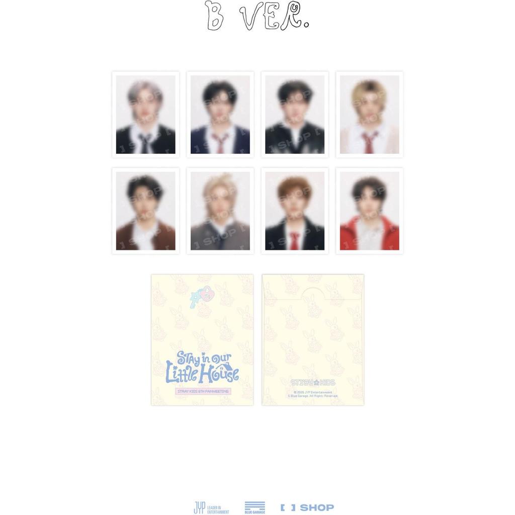 [pre-order] Stray Kids ID PHOTO SET, SPECIAL TRADING CARD, MINI BLOCK KEYRING STAY In Our Little House