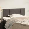 VidaXL Headboard Bedroom Furniture Single Bed Accessory Headboard Bed Frame Interior Dark Grey 346041