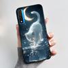 Casing For TCL 20 5G 20L+ 20S 20L Case Aesthetic Cute Cat Astronaut Black Soft Silicone Back Cover For TCL 20 Pro 5G Phone Case