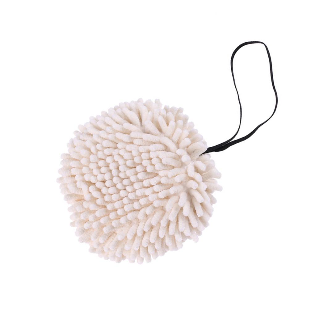 Hanging Chenille Hand Drying Ball Absorbent Water Fast Drying Hand Towel Home Washroom Accessories