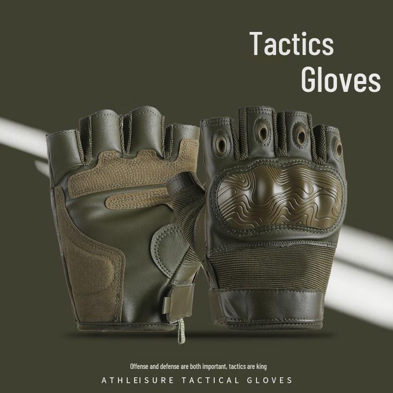 Men s Outdoor Half-Finger Tactical Gloves L