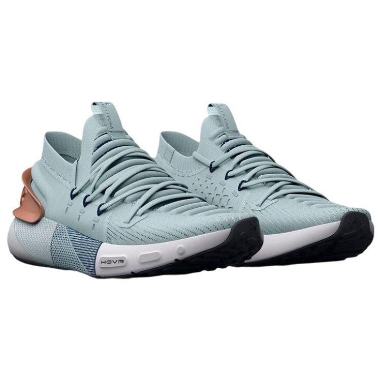 Under Armour HOVR Phantom 3 Metallic - Fuse Teal Damskie trampki Białe 3025521-300