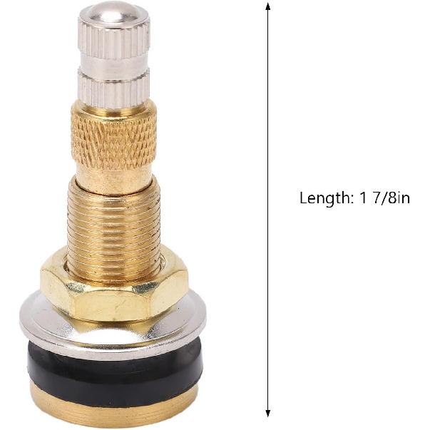 TR618A Traktor Luft-Flüssigkeits-Ventilschäfte, Tubeless-Klemmventil-Schäfte für Industrie- und Landwirtschaftsräder, Traktor, Grader (Packung mit 10)