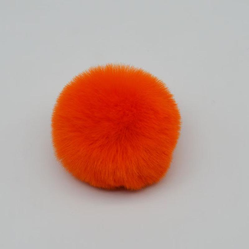 

Lucky Orange Plush Keychain: Cute New Year Good Luck Pendant Gift