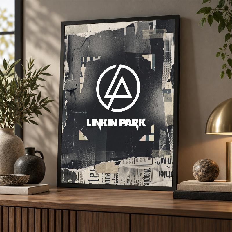 Zestaw do Malowania Diamentami Linkin Park 5D Pełne Wiertło DIY Mozaika Diamentowa Sztuka Ścienna Dekoracja Domu