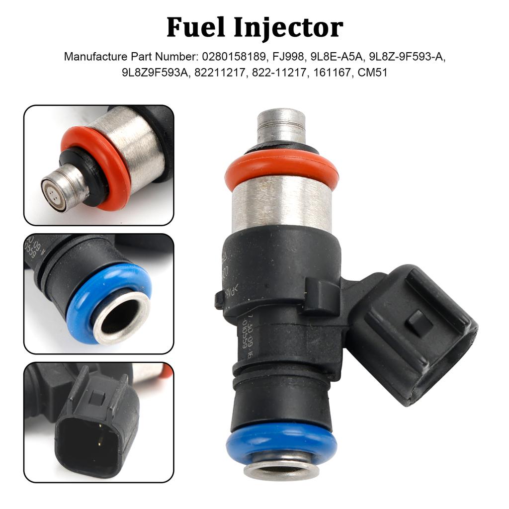 1 STÜCK Kraftstoffeinspritzventil 0280158189 Passend für Ford Escape Fusion Fit Mazda 3.0L V6