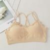 Women's Hot-Selling Lace Tube Top: Sexy Cross-Strap, Beautiful Back Yoga Vest