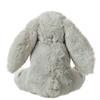 Meruňková jehněčí šedá plyšová hračka králíčka pro děti, měkká a roztomilá, nadýchaný šedý králíček pro dívky a chlapce, 20 cm