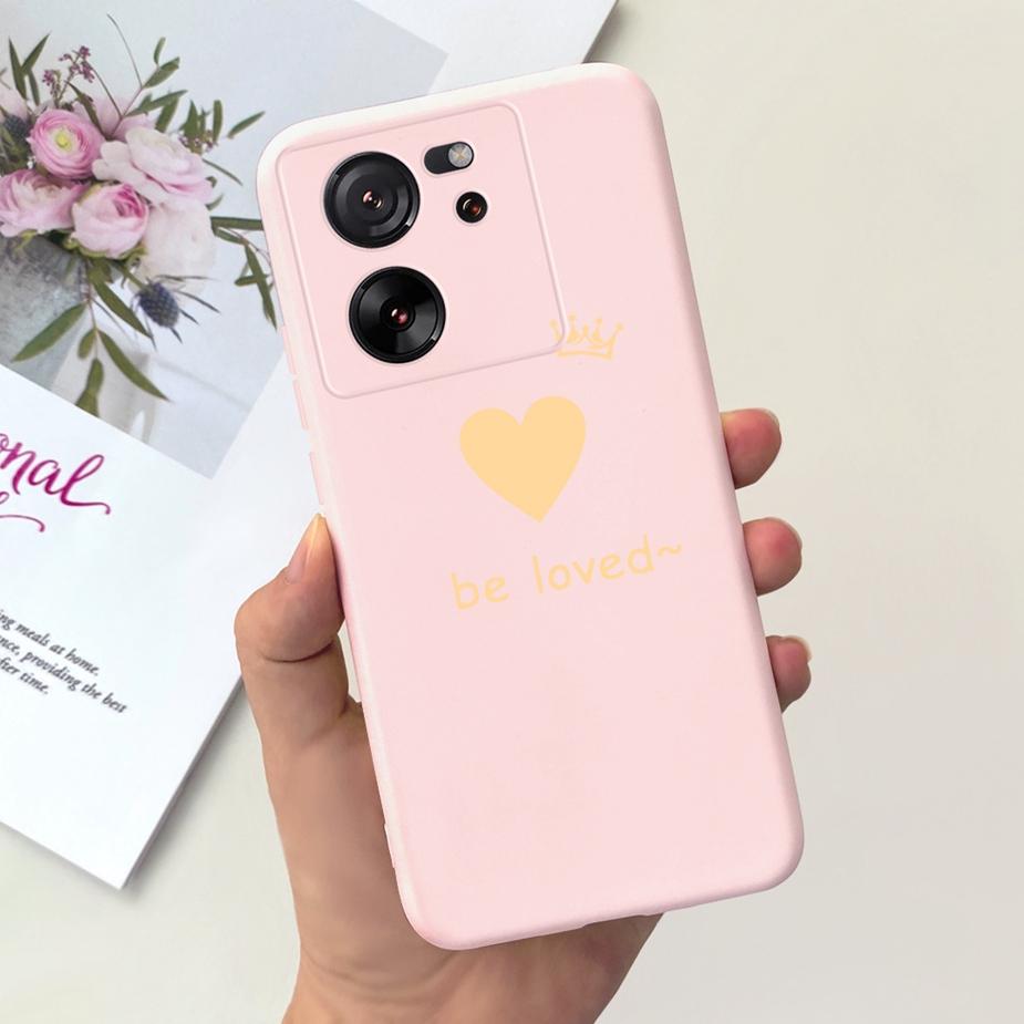 For Xiaomi 13T Pro Case Lovely Candy Painted Back Cover 6.67'' Soft Silicone Phone Case For Xiaomi Mi 13T Pro 13TPro Fundas Capa