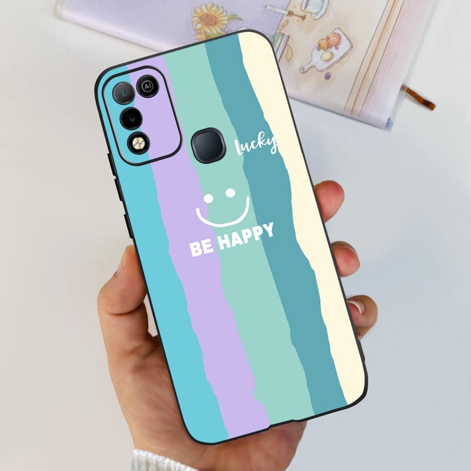 For Infinix Hot 10 Play X688C X688D Phone Case Cute Design Soft Silicone Back Cover For Infinix Hot 10 X682 Hot10 10 Lite X657B