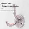 Aluminum Alloy Door Hook: Single/Double Wall, Bathroom & Kitchen Clothes Hanger