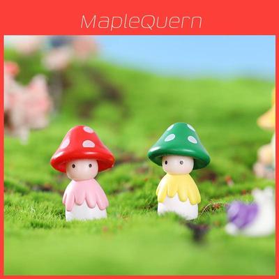 Colorful Resin Mushroom Figurine For Diy Fairy Gardens And Succulent Terrariums