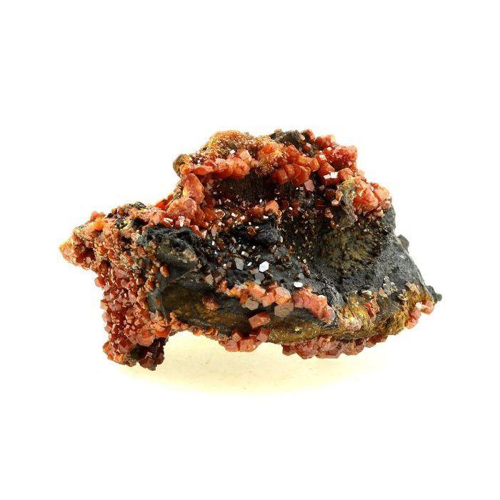 Pierres et Minéraux. Vanadinite + Goethite. 376.5 ct. Taouz, Meknès-Tafilalet Region, Maroc.