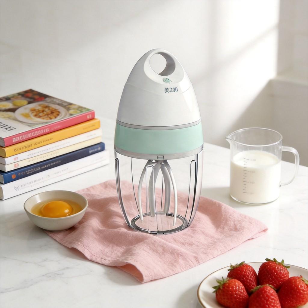 Elektrischer Schaumschläger für Zuhause und Küche mit automatischem Schneebesen für Backen und Dessertzubereitung