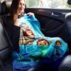 1pc, Mermaid Tail Blanket Soft & Cozy Throw for Friends Perfect Gift for Home Decor, Couch Cover, Travel, Camping, Beach