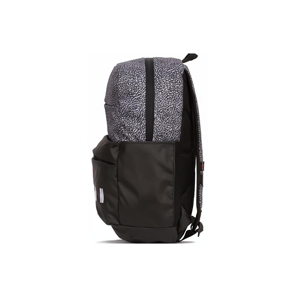 Jordan Jumpman Embroidered Multi-Pocket Polyester Backpack Unisex Backpack Black Cement 9A0408-K41