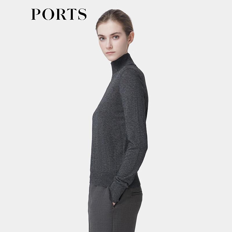 PORTS Women's Autumn/Winter Knit Long-Sleeve Round Neck Pullover
