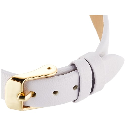 Fieldwork Women's Analog Shake Watch with Gold Leather Strap, Purple (KDS012-4)