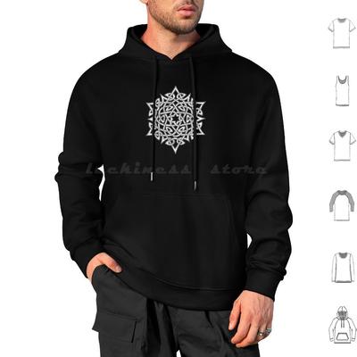 Viking Gordian Knot Pattern 3 Hoodie Cotton Long Sleeve Green Tree Oak Irish Knotwork Knot Work Vikings Viking Tv