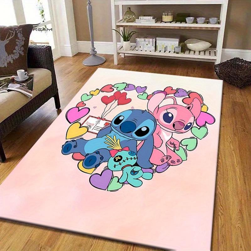 

1pc Stitch Pattern Area Rug Soft Flannel Floor Mat for Living Room, edroom, Kitchen, Sofa Coffee Table Floor Mat, Machine Washable 60cm by 90cm