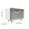 White Noise Sleep Sound Machine Flame Air Diffuser Humidifier with BT Speaker & Night Light for Adults Sleeping Meditation