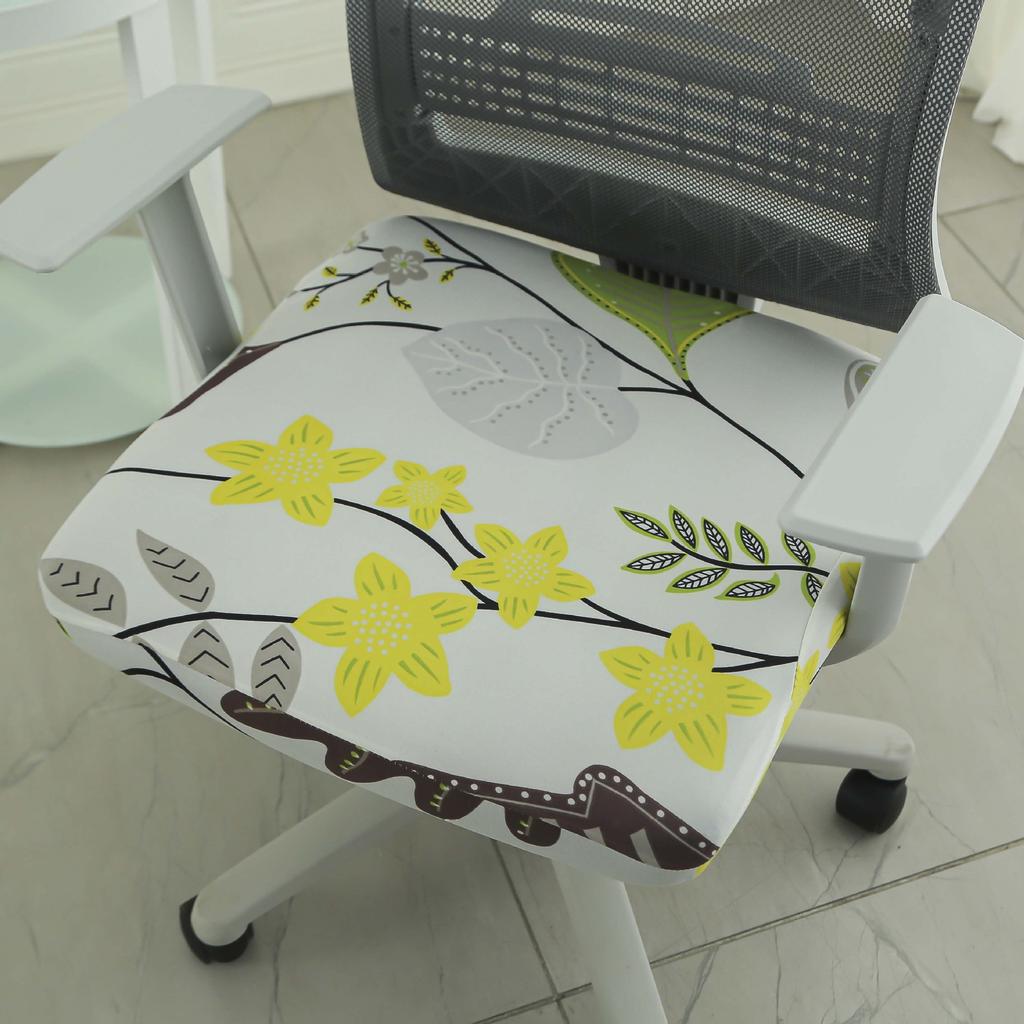 Elastic Square Seat Cover for Dining Seat Cover for Home Hotel Hotel Office Thickened Chair Cover