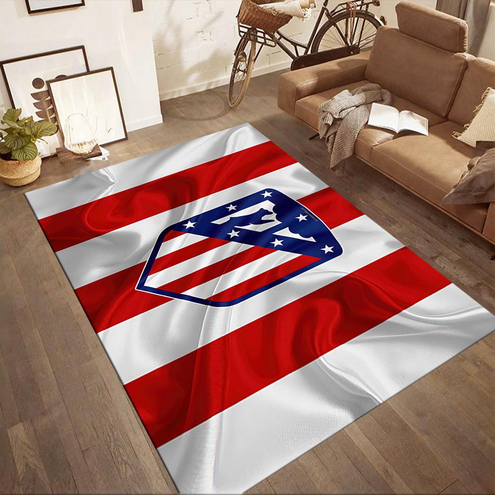 Atletico Madrid Area Rug Suitable For Entryway Playrooms Outdoor Hallway Antislip Carpet Office Home Decor Birthdaychristmas Gift