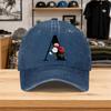 1pc New A Letter Rose Washed Baseball Cap Premium Allmatch Outdoor Accessory Unisex Dad Hat Fashionable Trendy Classic Print