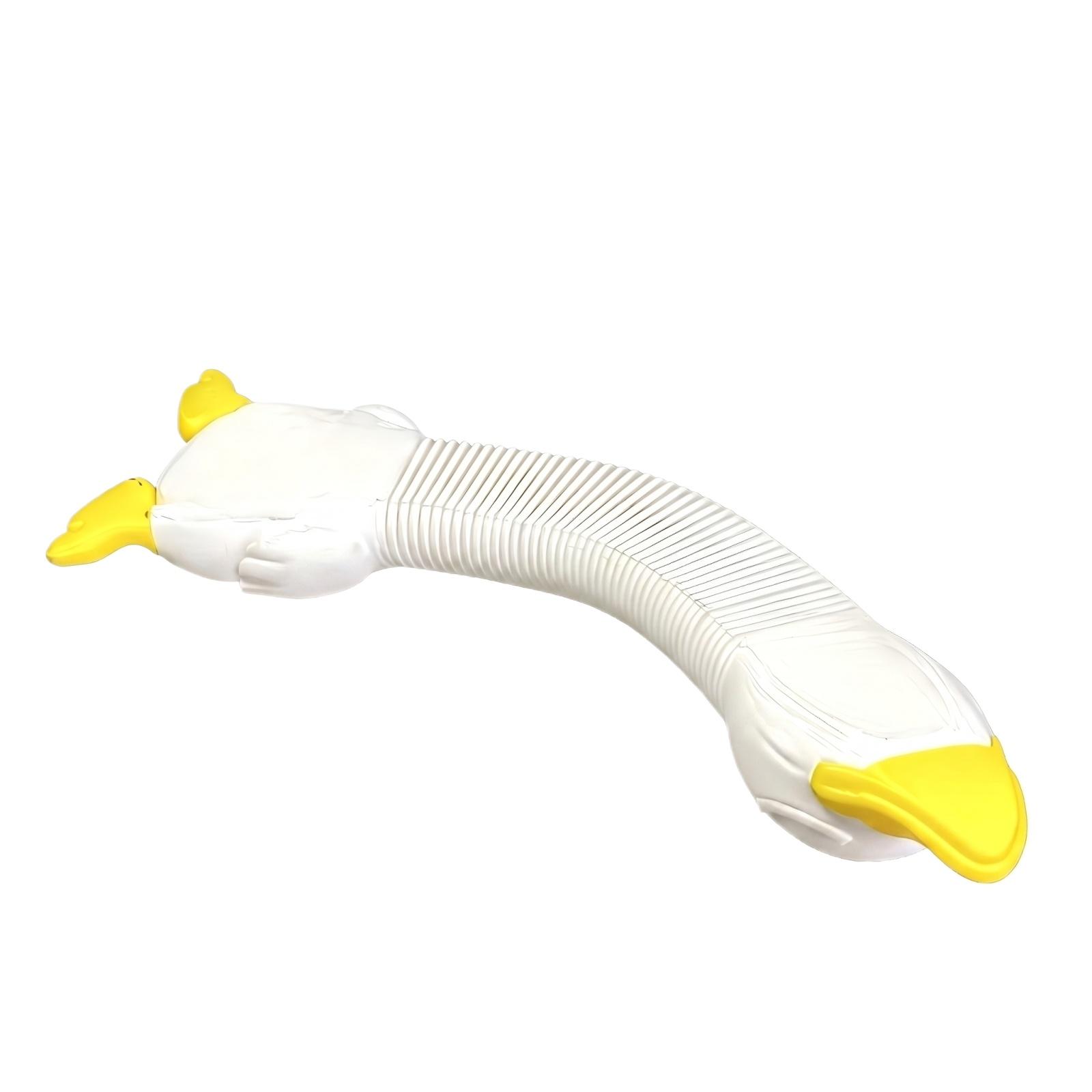 

Flexible Spring Duck Toy Stretchable Stress Relief Fidget Toy for Adults and Kids Durable Plastic Material Fun Interactive Play One Size