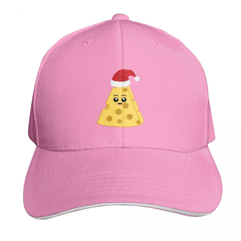 christmas cute cheese Baseball Cap Streetwear Hip Hop Trendy Vintage Retro Embroidered Lightweight Packable